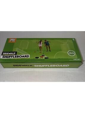 Rare High Five Shuffleboard Outdoor Game Set Outdoor Backyard Game Set Lawn